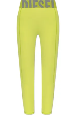 Diesel Dames, Broeken, Geel, Maat: XS