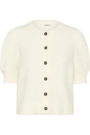 Soaked in Luxury Dames, Truien, Wit, Maat: XS Wol