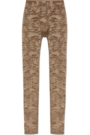 Diesel Dames, Broeken, Groen, Maat: S Tweed