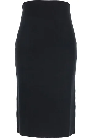 SEMICOUTURE Dames, Rokken, Zwart, Maat: S Wol