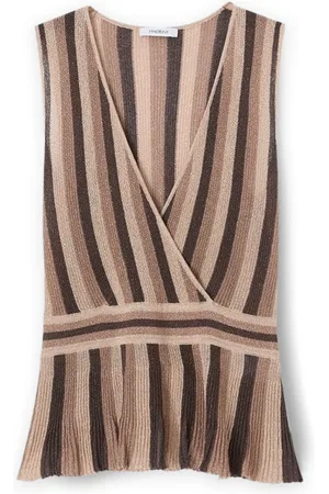 Motivi Dames, Truien, Bruin, Maat: L Viscose