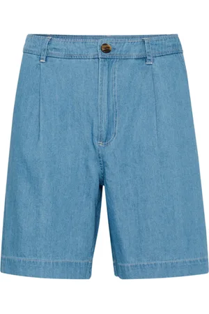 Part Two Dames, Korte broeken, Blauw, Maat: M Denim