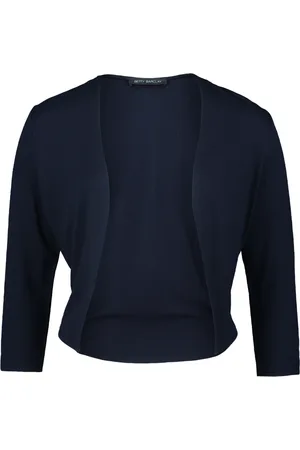 Betty Barclay Dames, Jassen, Blauw, Maat: 4XL Leer