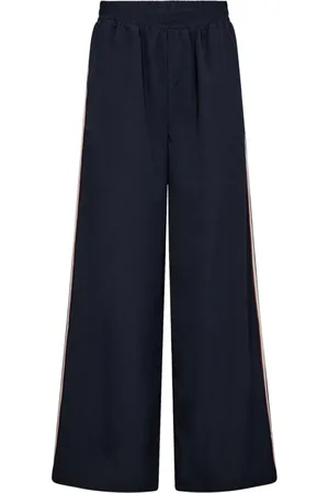 Co`Couture Dames, Broeken, Blauw, Maat: M Poliester