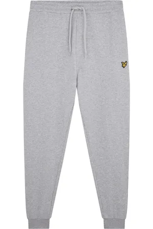 Lyle & Scott Dames, Broeken, Grijs, Maat: L Katoen