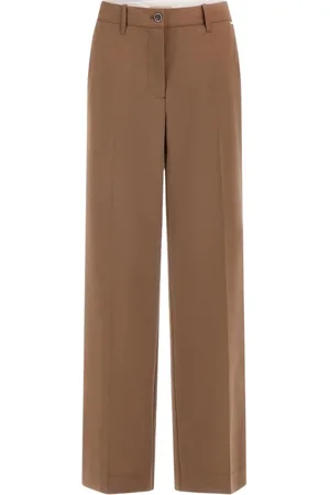 Guess Dames, Broeken, Bruin, Maat: M Poliester