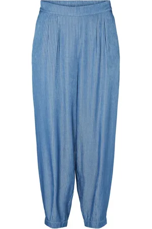 RUE de FEMME Dames, Broeken, Blauw, Maat: XL