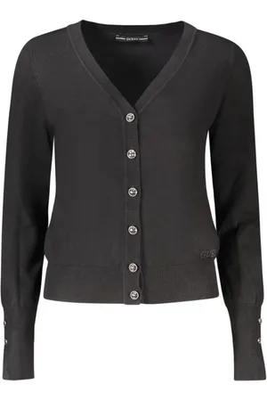 Guess Dames, Truien, Zwart, Maat: XL Viscose