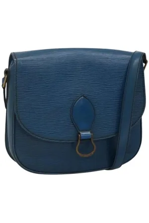 LOUIS VUITTON Dames, Pre-owned, Blauw, Maat: ONE Size Leer
