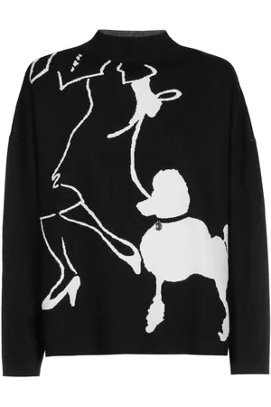 Caroline Biss Dames, Truien, Zwart, Maat: 3XL