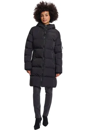 Dames, Mantels, Zwart, Maat: 2XL