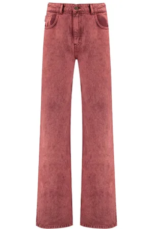 Dames, Broeken, Rood, Maat: W31 Denim