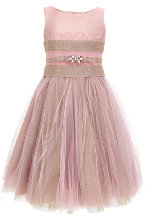 MONNALISA Aniska gold dress