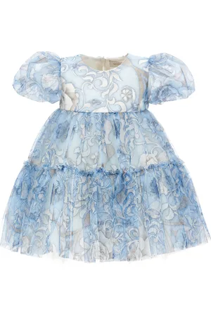 MONNALISA Ramage tulle dress