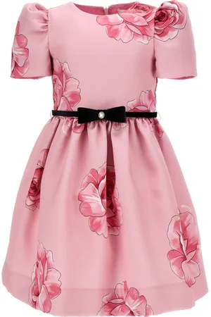 MONNALISA Rose mikado dress