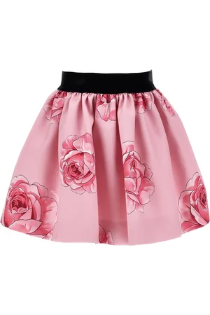 MONNALISA Pink mikado skirt