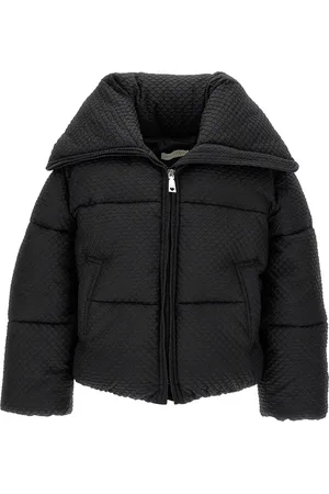 MONNALISA Short embossed nylon down jacket