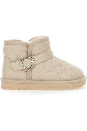 MONNALISA Heart quilted ankle boots