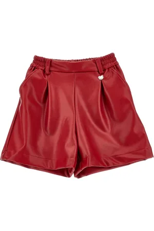 MONNALISA Coated fabric shorts