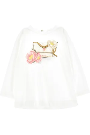 MONNALISA Bag print long T-shirt