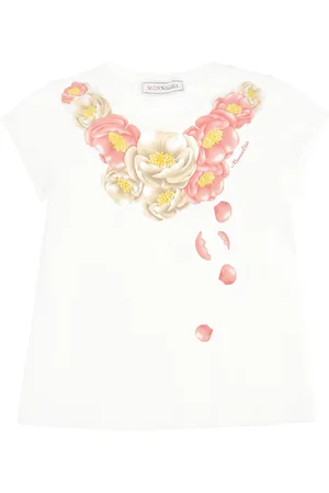 MONNALISA Necklace print long T-shirt
