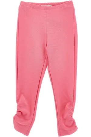 MONNALISA Ruched Milano stitch leggings