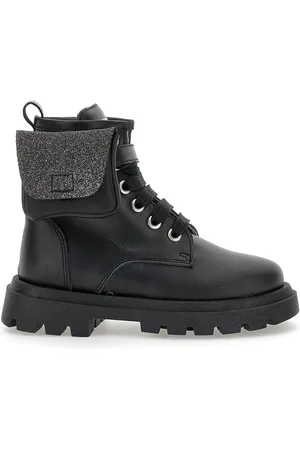MONNALISA Leather boots with pocket