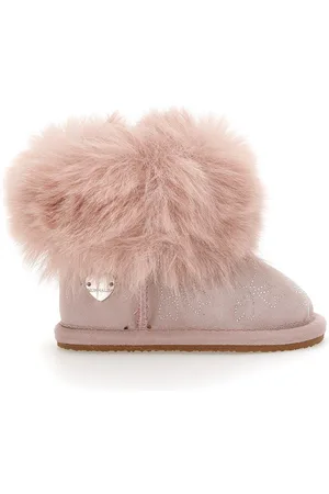 MONNALISA Crust leather boots with rhinestone bows