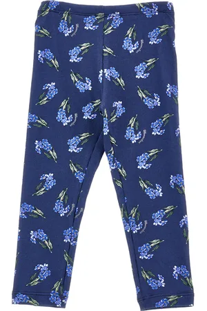 MONNALISA Floral jersey leggings