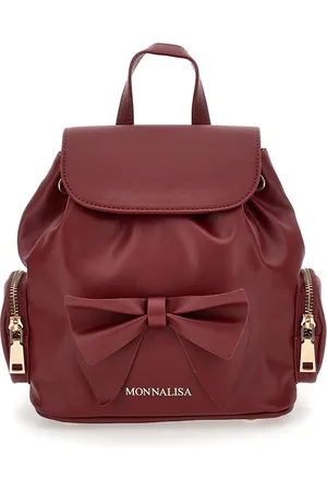 MONNALISA Regenerated leather backpack