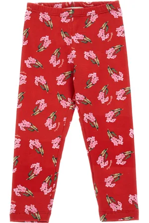 MONNALISA Floral jersey leggings