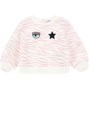 Chiara Ferragni CF Zebra cotton sweatshirt