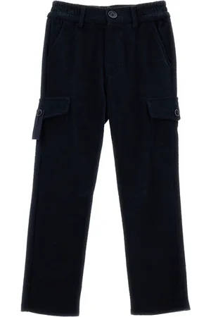 MONNALISA Cargo style velvet trousers