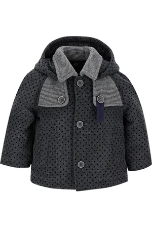 MONNALISA Polka dot flannel jacket