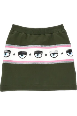 Chiara Ferragni Maxilogomania fleece mini-skirt