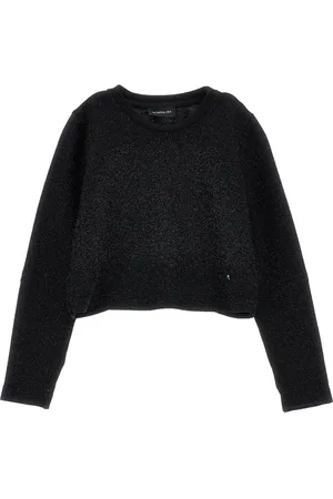 MONNALISA Lurex cut-out T-shirt