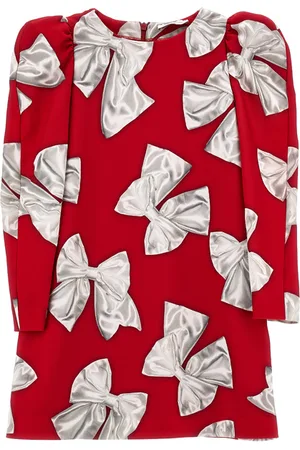 MONNALISA Maxi bows cady dress