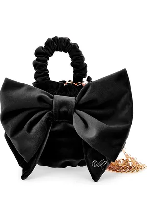 MONNALISA Maxi bow velvet bag