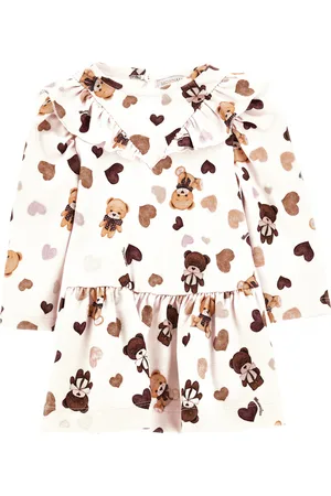 MONNALISA Jersey dress with flounce