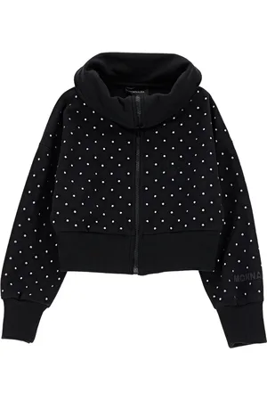 MONNALISA Cropped fleece jacket