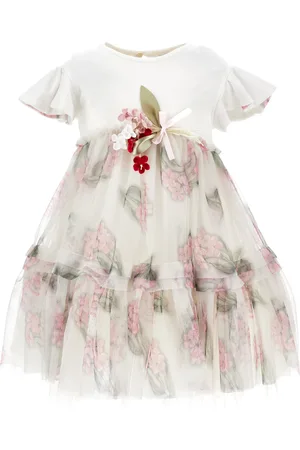MONNALISA High-waisted tulle dress