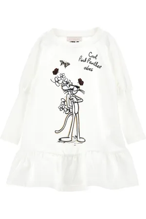 MONNALISA Pink Panther sweatshirt dress