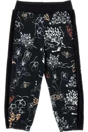 MONNALISA Fleece joggers with side bands