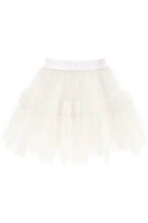 MONNALISA Tulle circle skirt