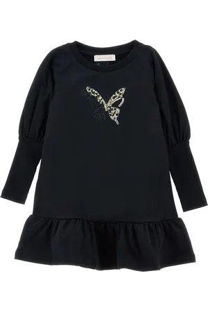 MONNALISA Butterfly sweatshirt dress