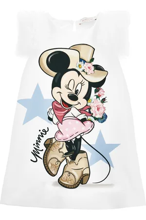 MONNALISA Minnie crepe dress