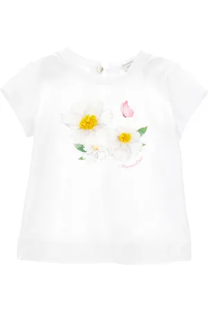 MONNALISA Floral print T-shirt