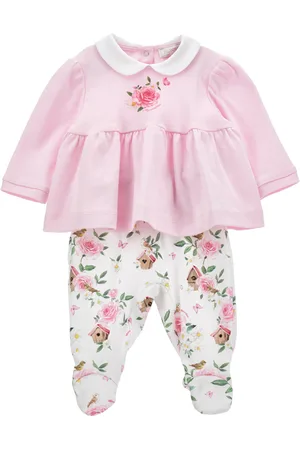 MONNALISA Two-piece cotton suit
