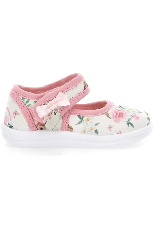 MONNALISA Gabardine ballet flats with bows