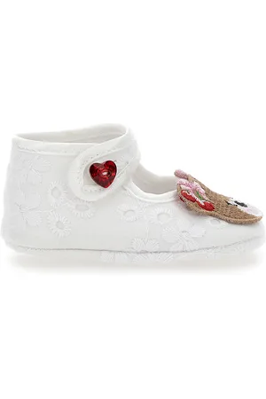 MONNALISA Broderie anglaise ballerina with teddy bear